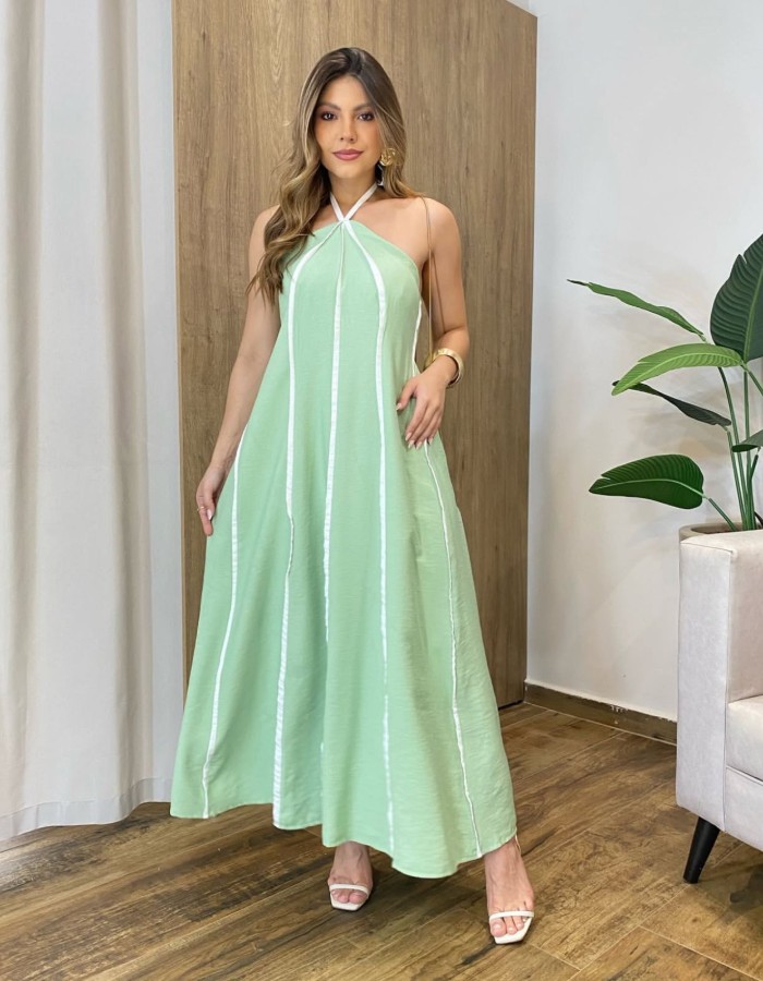 vestido listra