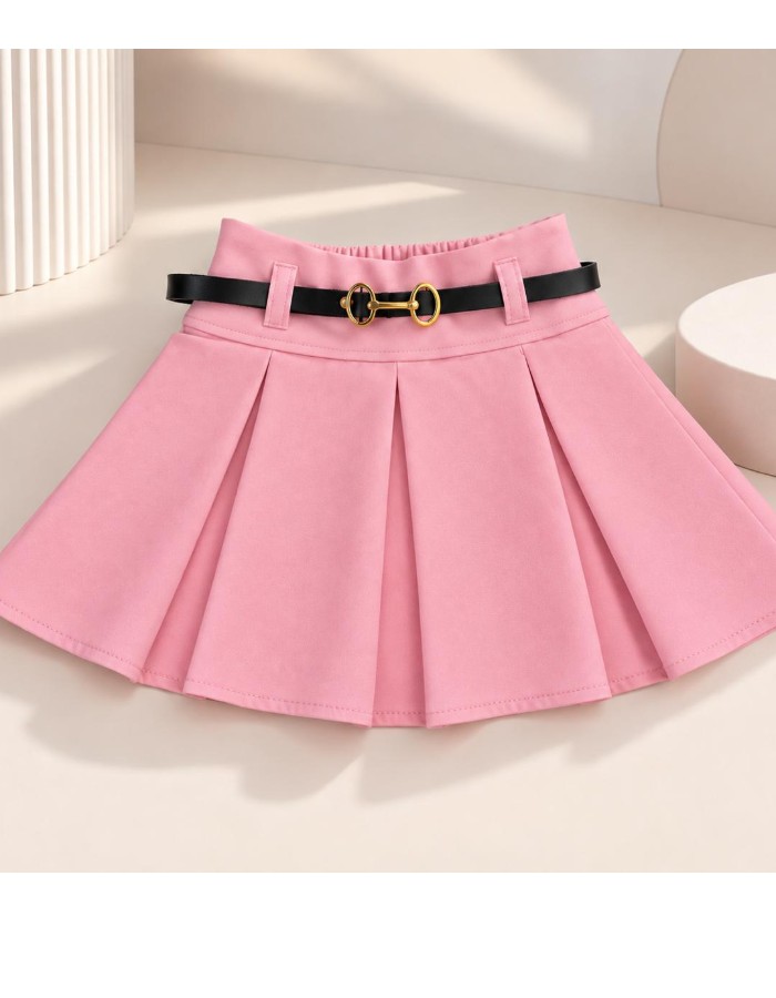 SHORT SAIA COM PREGAS E CINTO