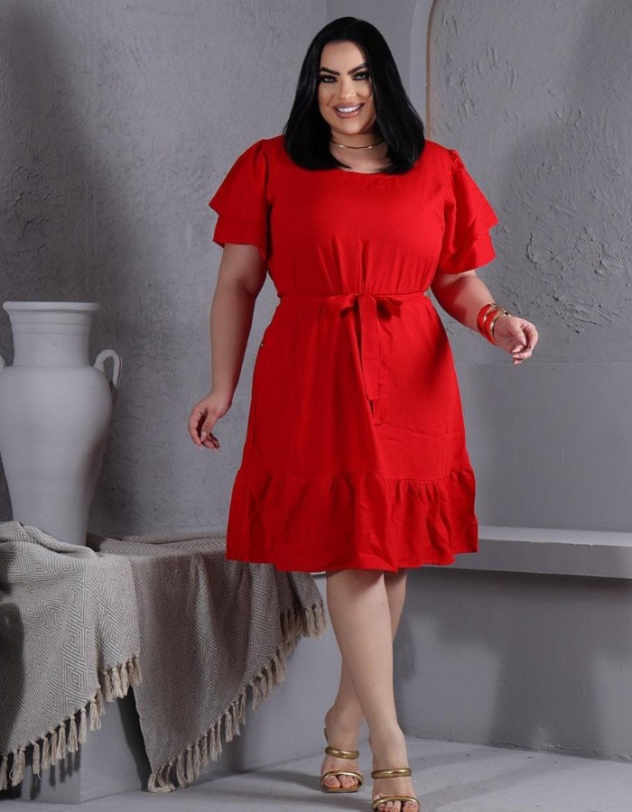 VESTIDO FEMININO PLUS SIZE
