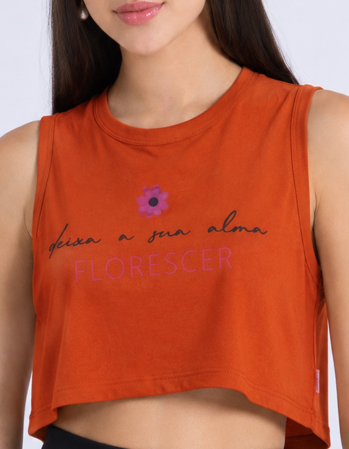 APENAS CROPPED REGATA - FLORESCER