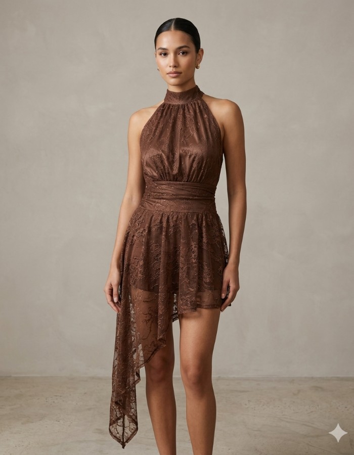 Vestido frente única 