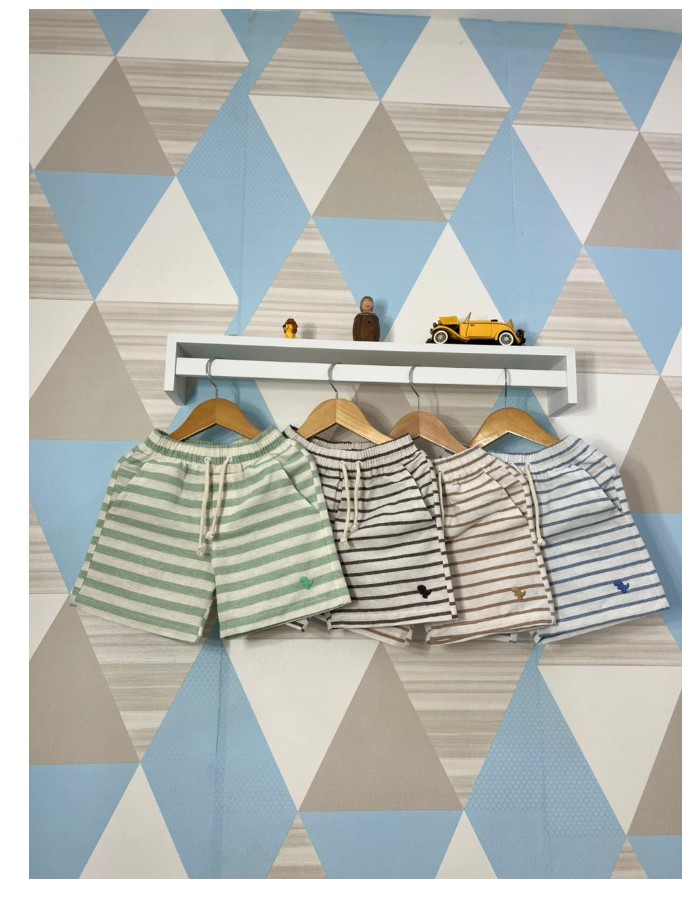 SHORT DE LINHO INFANTIL