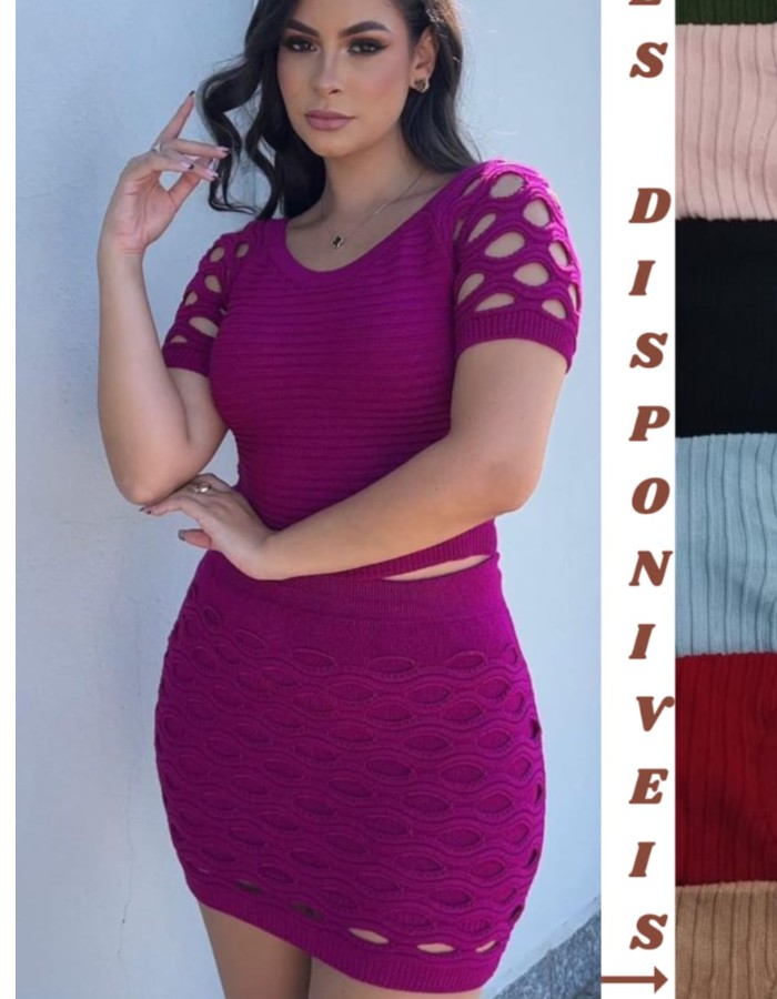 VESTIDO FORRADO CURTO
