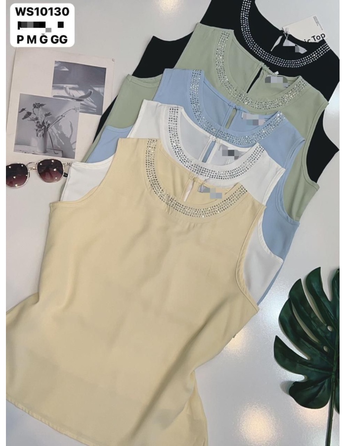 Blusa strass Gisele 