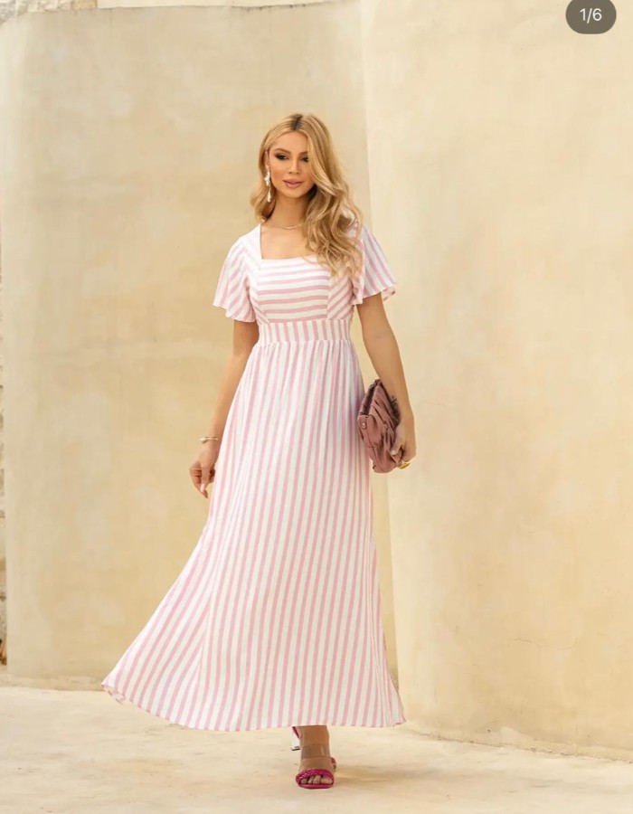 Vestido Clara Listra