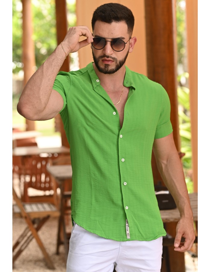 Camisa Dubai Verde Menta