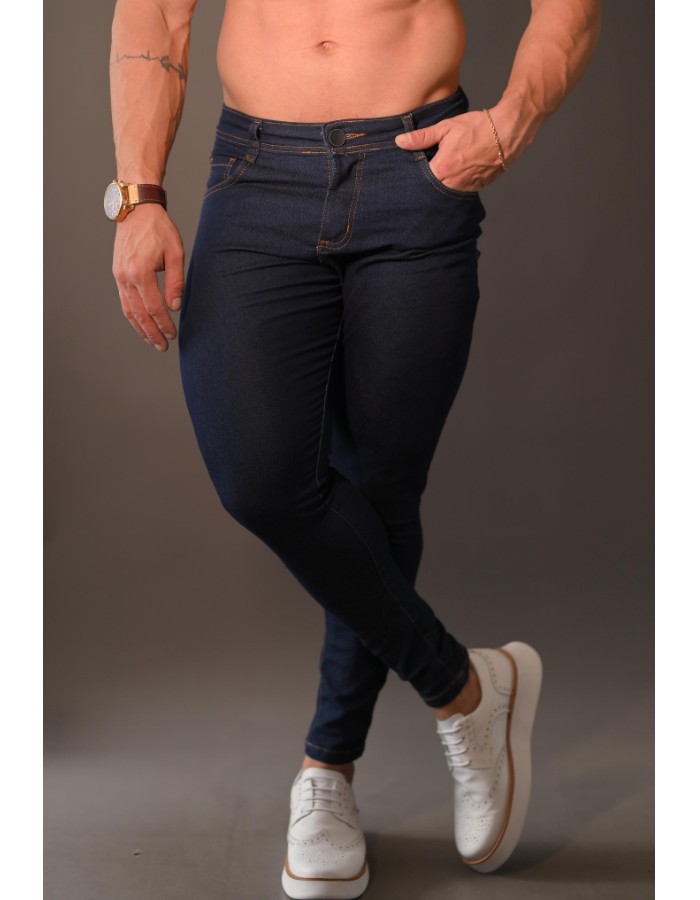 Calça jeans Amaciado Mídi Night