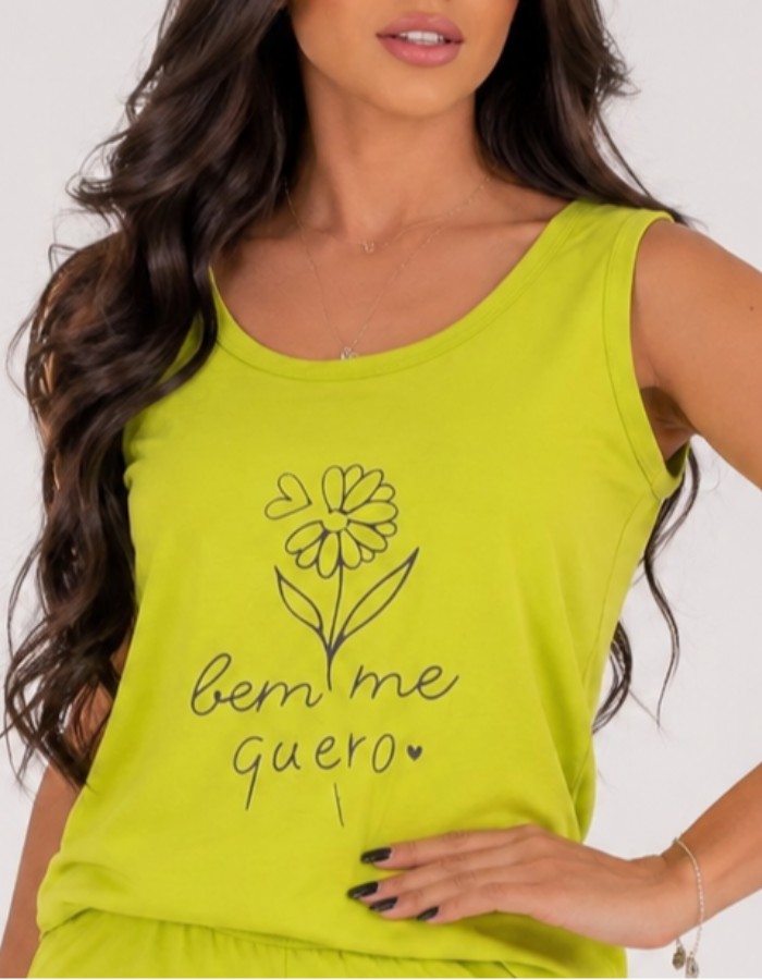 APENAS BLUSA REGATA-BEM ME QUERO