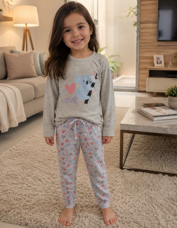 PIJAMA INFANTIL MANGA LONGA