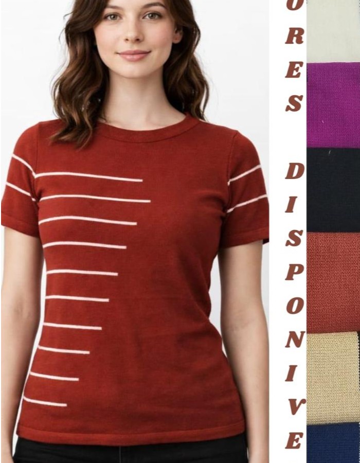 BLUSAS COM  LISTRAS