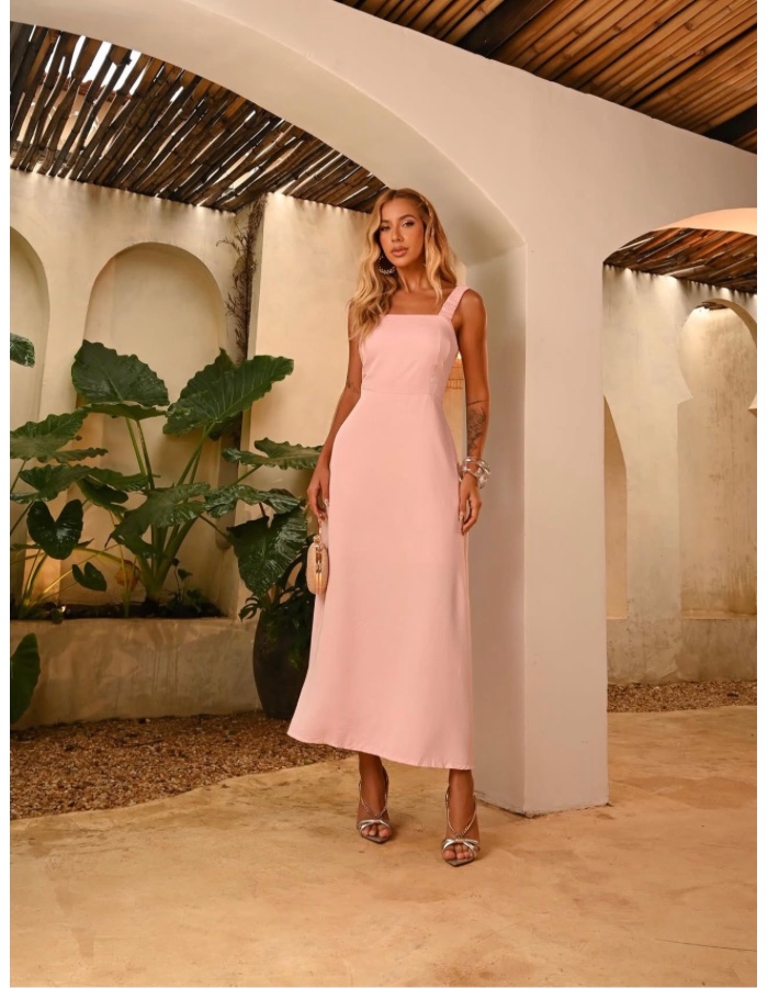 VESTIDO LISO