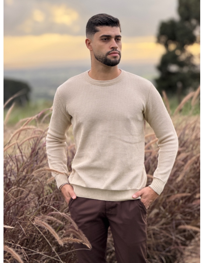 SUETER TEXTURIZADO 