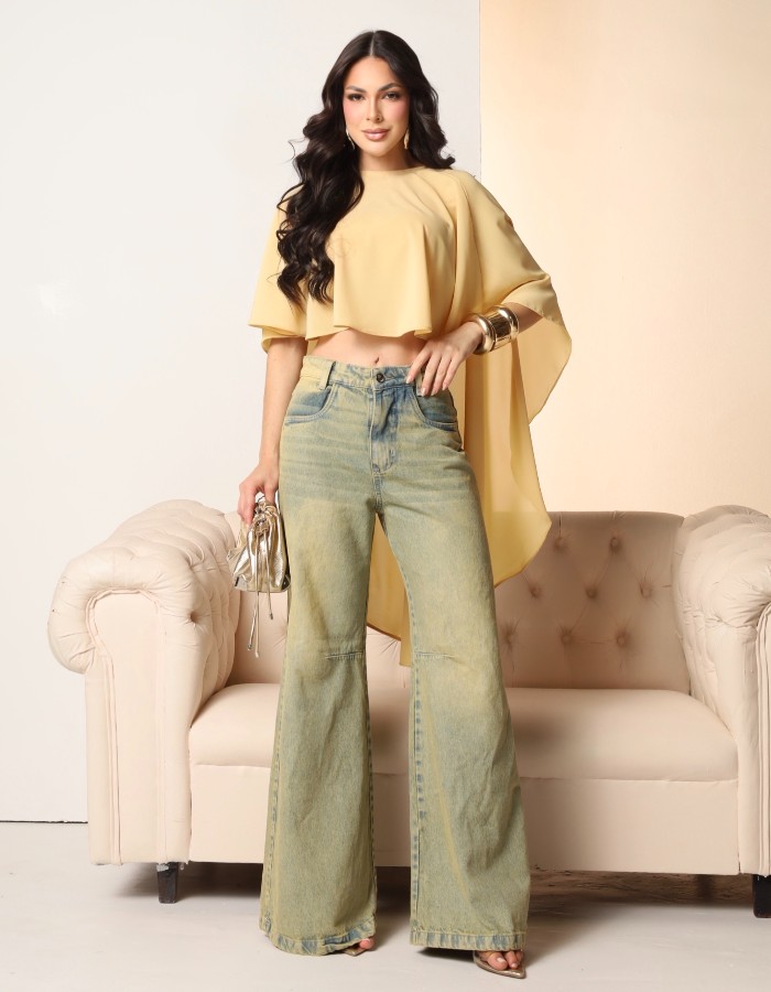 CALÇA SLIM 100%