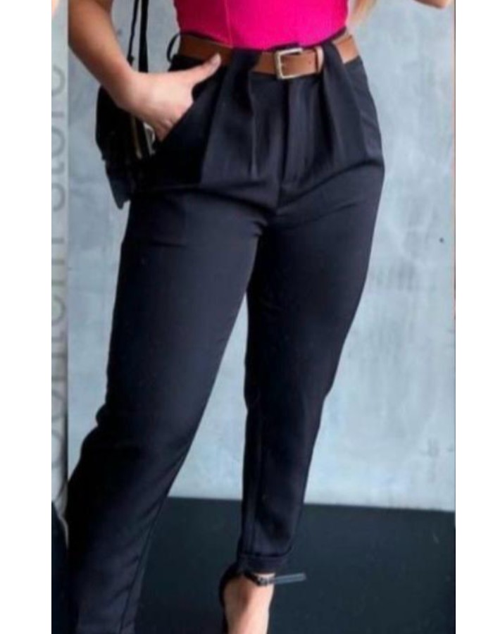 CALÇA ALFAIATARIA COM CINTO