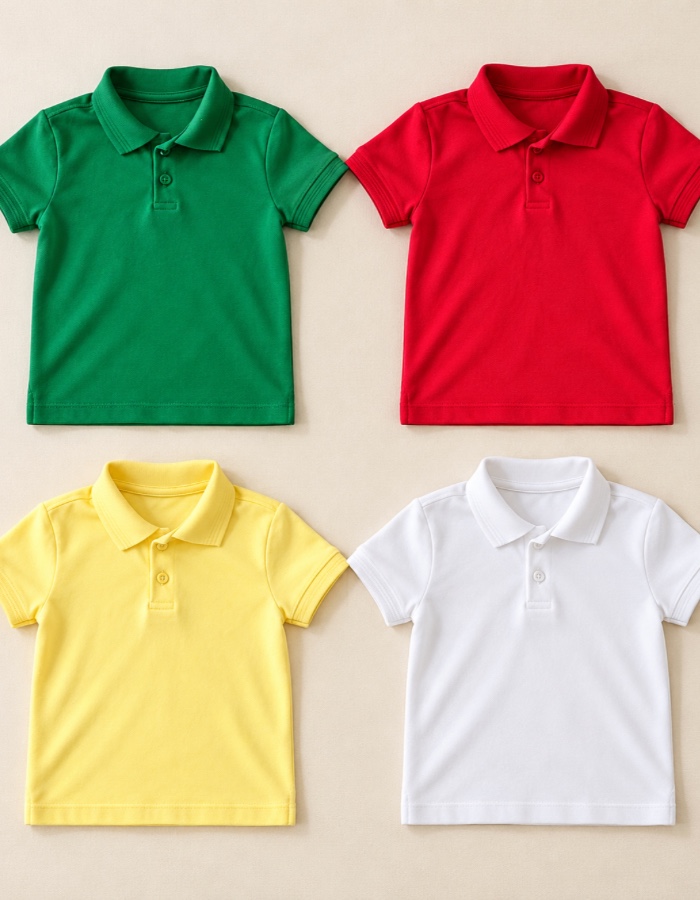 CAMISA POLO CORES FESTA