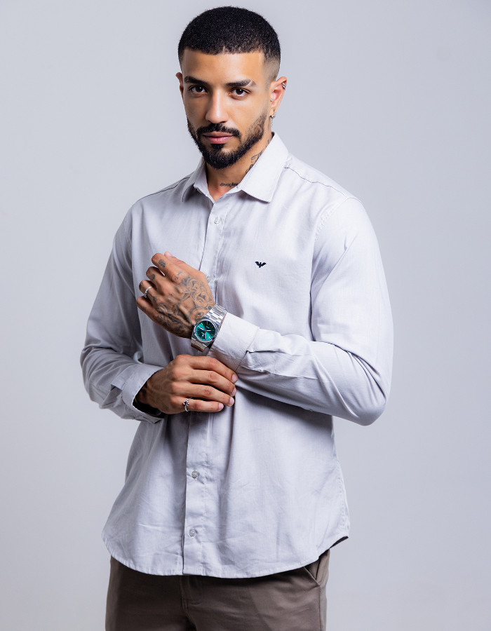 CAMISA MANGA LONGA LINHO DELUXE