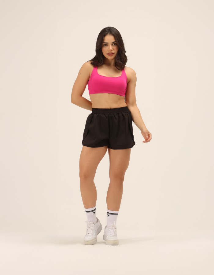Conj. Short duplo em Tactel  com bolso 