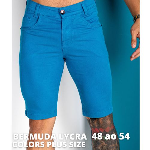 Bermuda lycra colors lisa Plus Size 48 ate 54