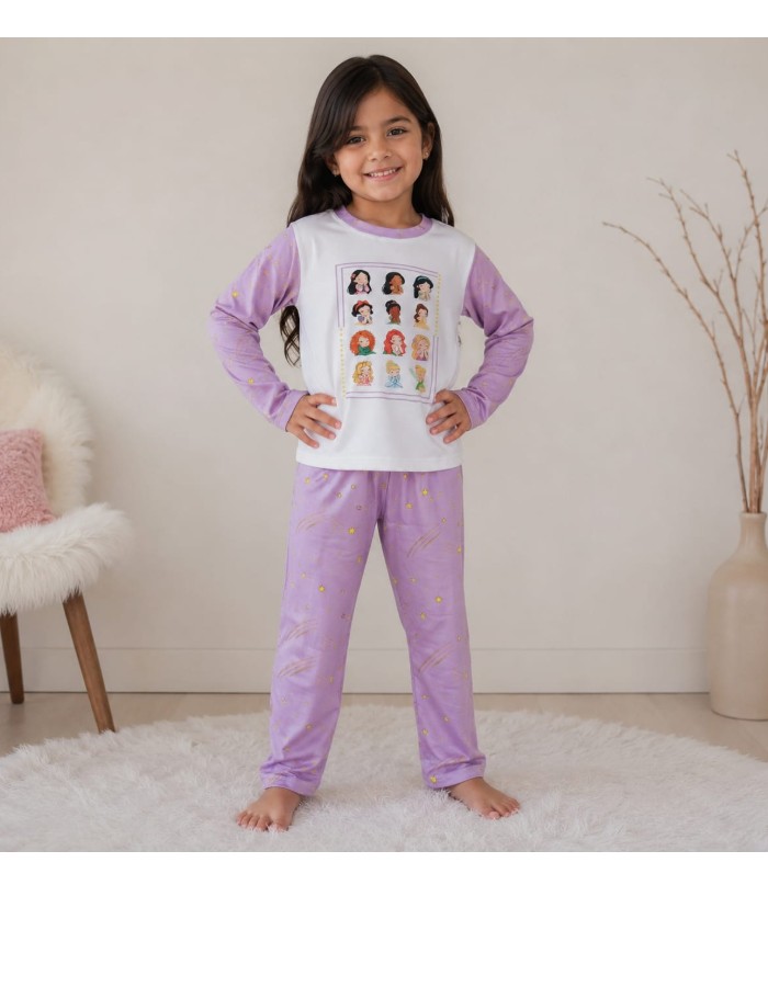 PIJAMA MANGA LONGA SUEDE MENINA