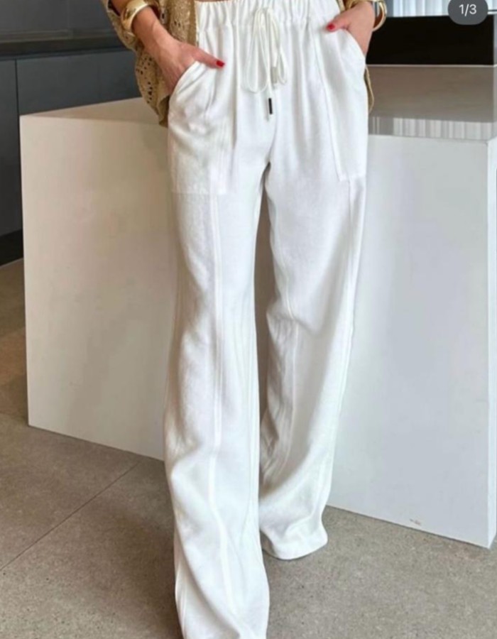 CALÇA ELÁSTICO ALFAIATARIA