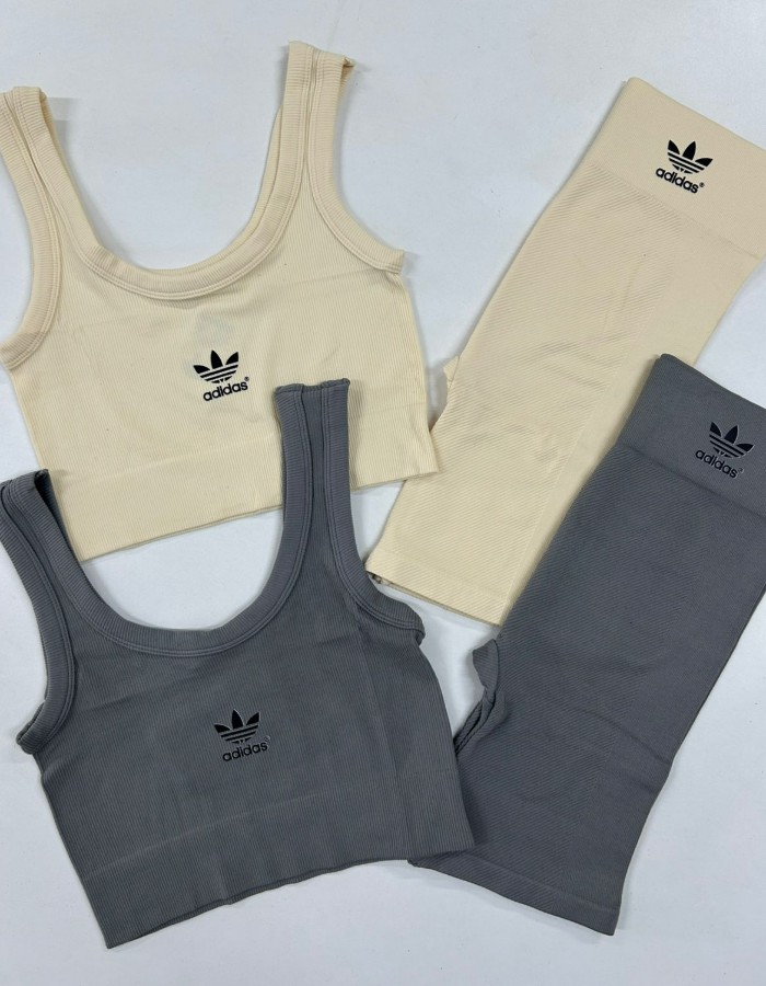 CONJUNTO TOP REGATA SHORT LONGO 