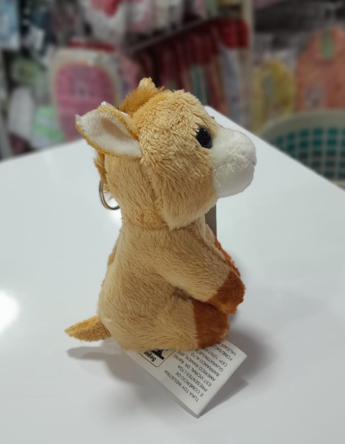 Pelúcia chaveirinho cavalinho
