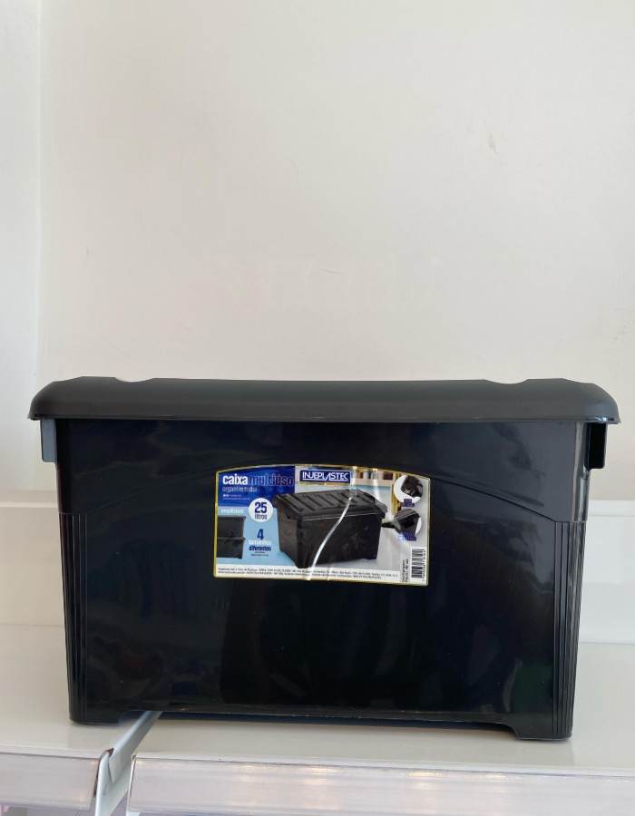 CAIXA ORG. COM RODINHAS 25L
