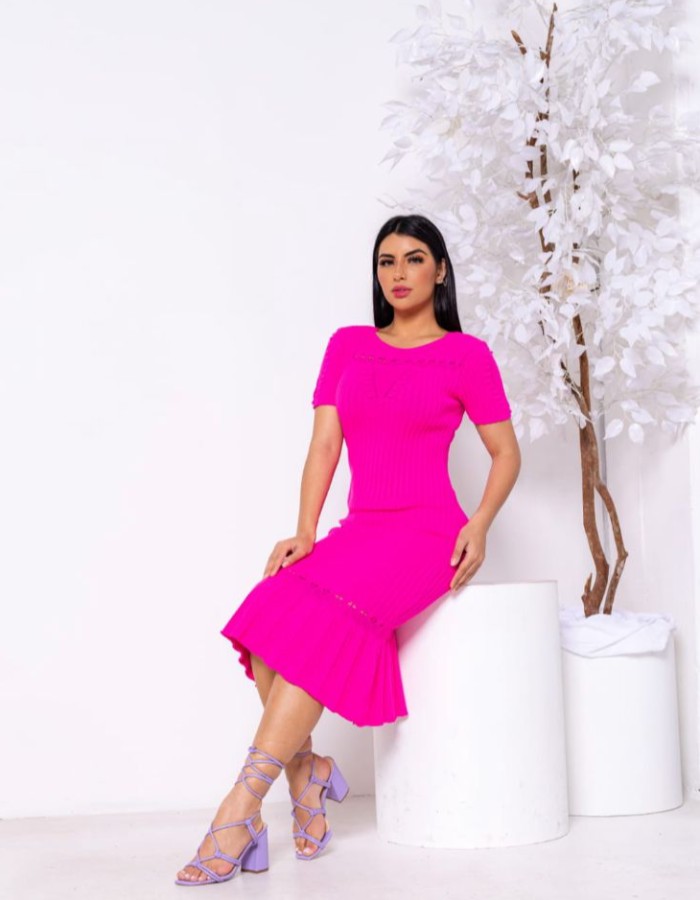 VESTIDO BABADO NA BARRA