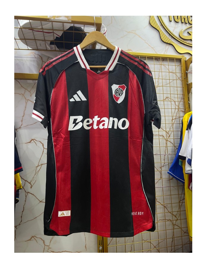 Camisa River plate preta e vermelho 25/26