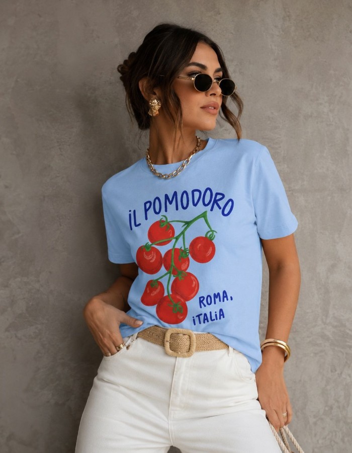 BLUSA OVER POMODORO