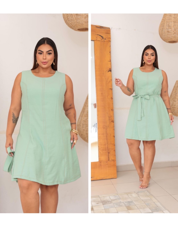 VESTIDO REGATA LISO
