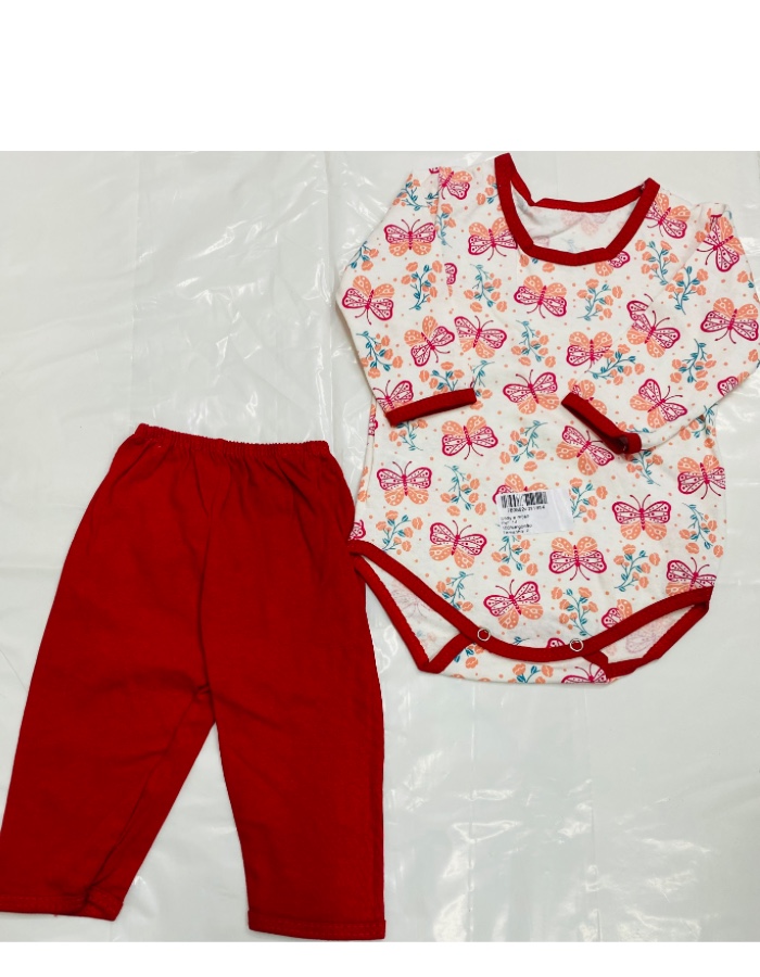 BODY C/ CALÇA 14 MASCULINO E FEMININO PEDRINHO BABY