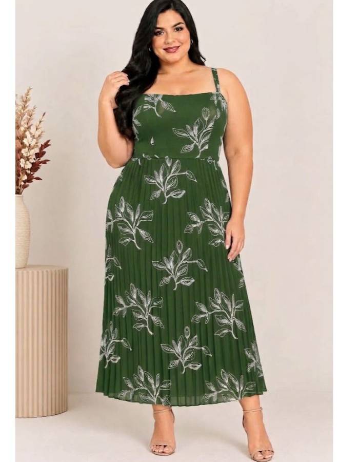 VESTIDO PLISSADO