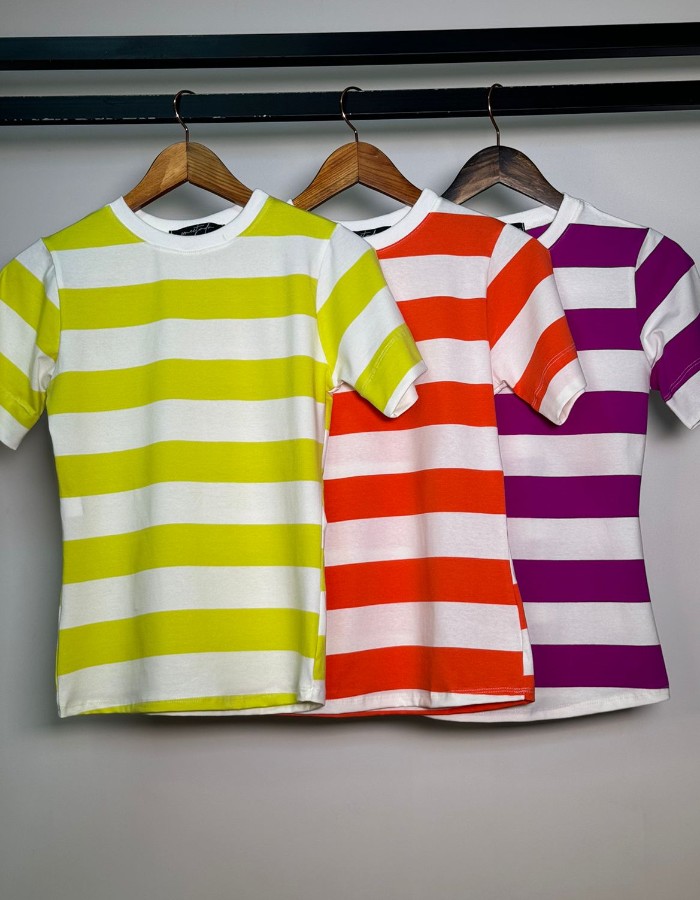 BLUSA MANGA LISTRADA