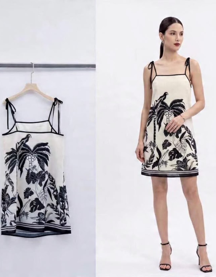 Vest. Alça estampado