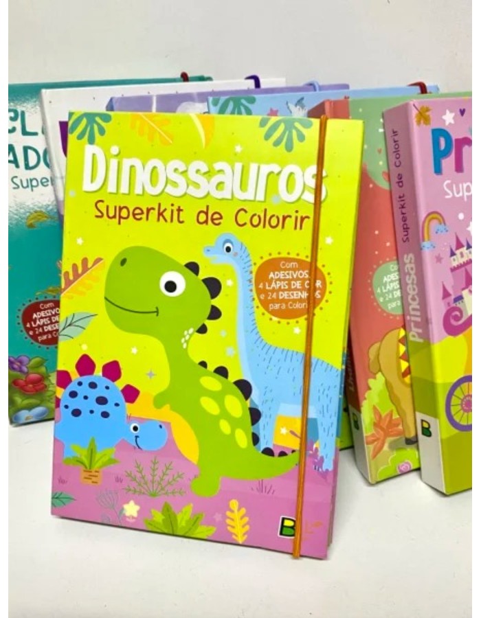 LIVRO SUPER KIT COLORIR 