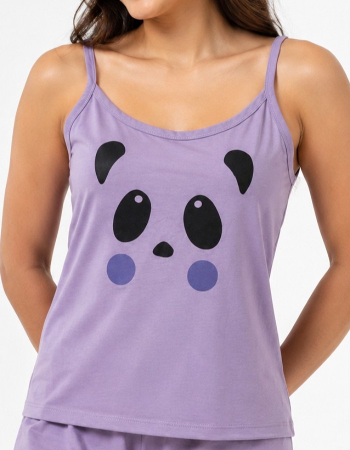 APENAS BLUSA ALÇA-PANDA