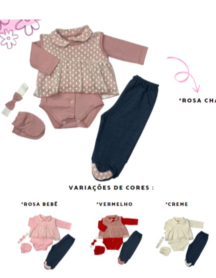PAGAO FEMININO RENDA 2058 ELIEL BABY