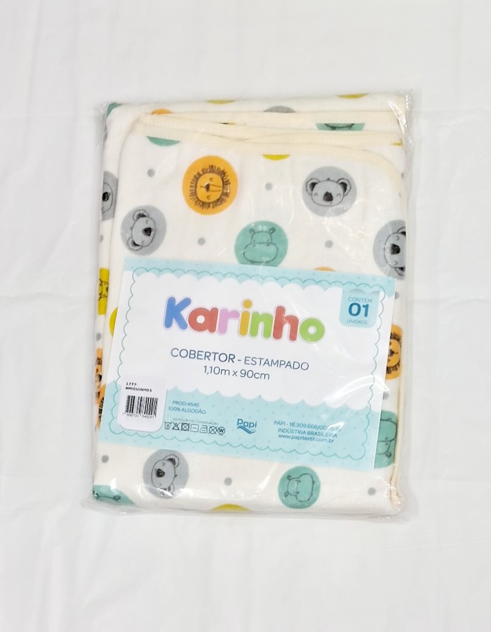COBERTOR KARINHO 90cmX1,10cm