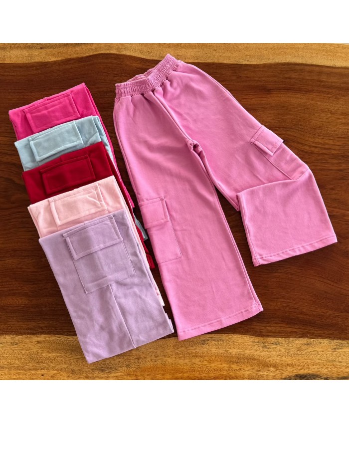 CALÇA CARGO MOLETOM 