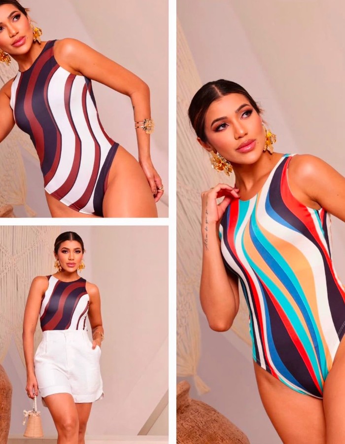 BODY ZARA ESTAMPÁDO