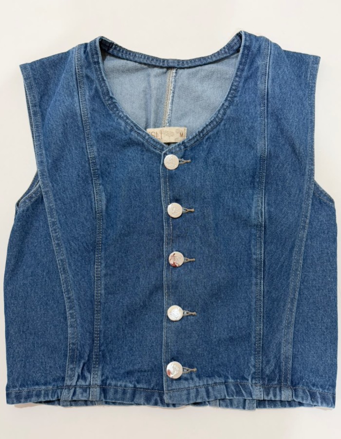 COLETE JEANS ESCURO