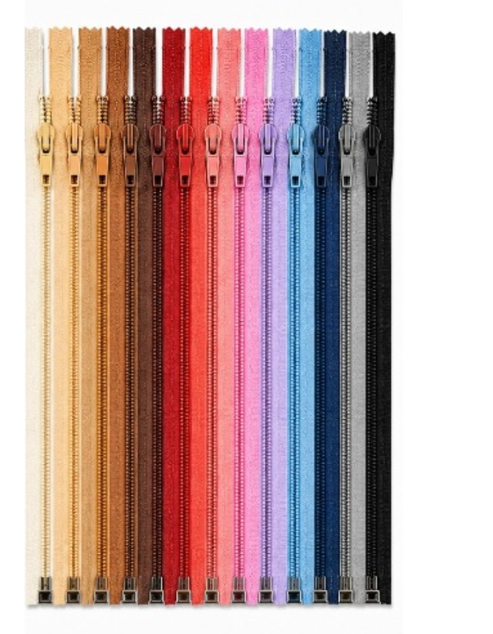 ZIPER DESTACAVEL DE NYLON  - C/ 10 UNIDADES 