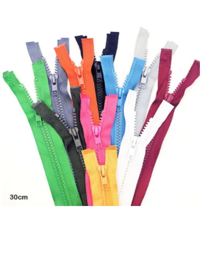 ZIPER VISLON DESTACAVEL 30CM - PACOTE C/ 100 UNDADES