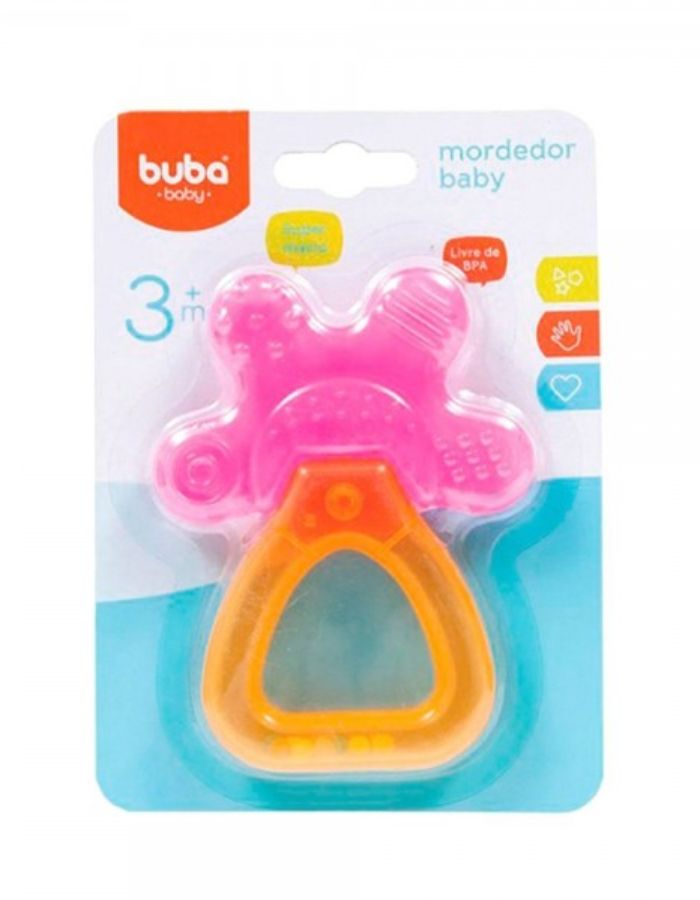 MORDEDOR BABY COM ÁGUA ROSA 6139 BUBA
