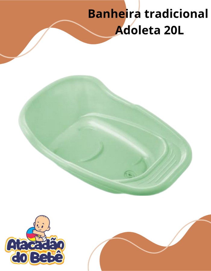 Banheira tradicional Adoleta Cajovil 20 Litros 