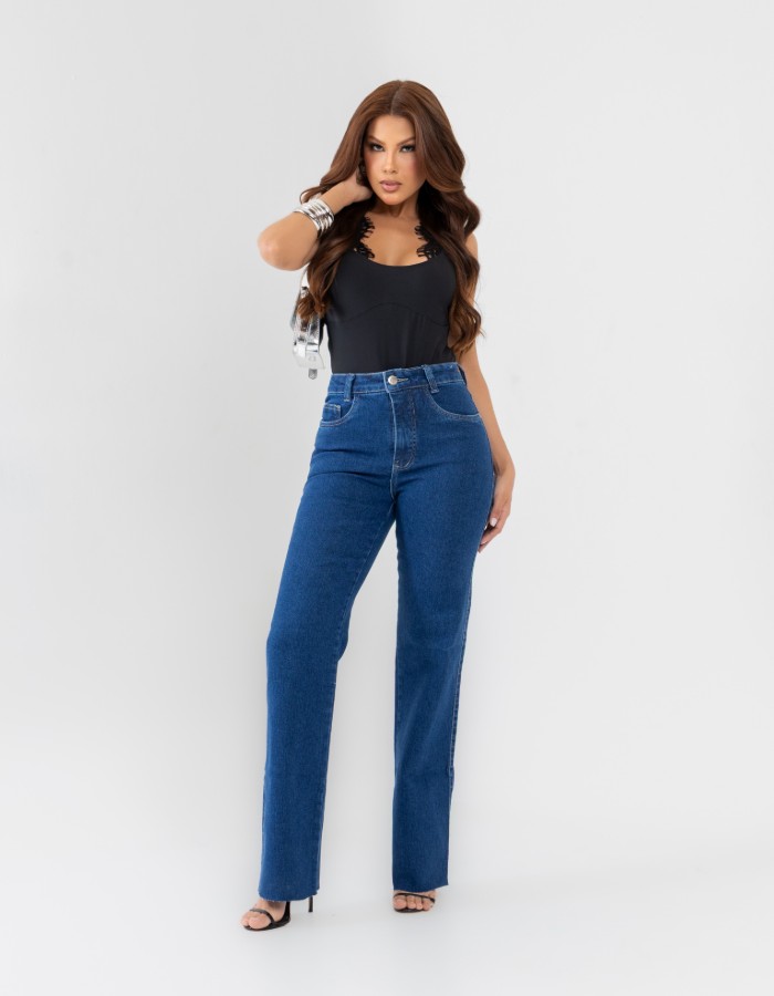 CALÇA WIDLEG LYCRA BARRA DESF. 