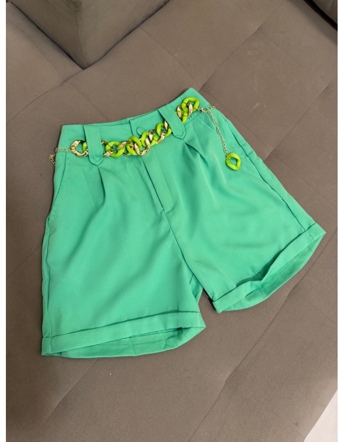 Short alfaiataria corrente