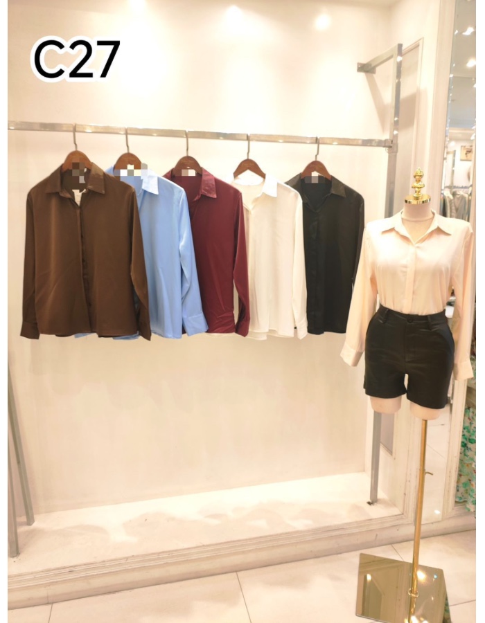 Blusa social seda  Elisa 