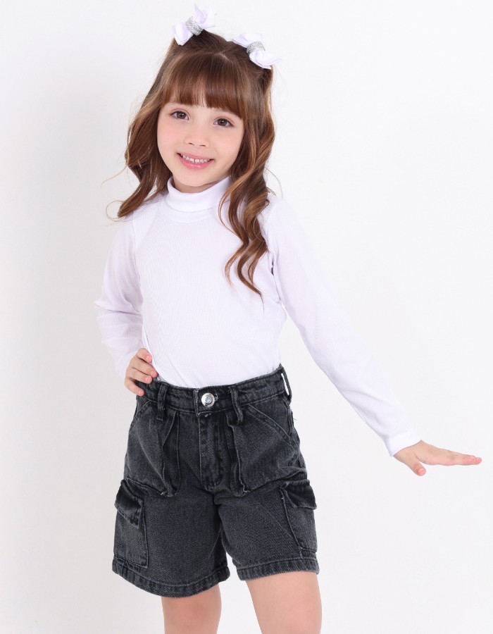 BERMUDA BLACK INFANTIL
